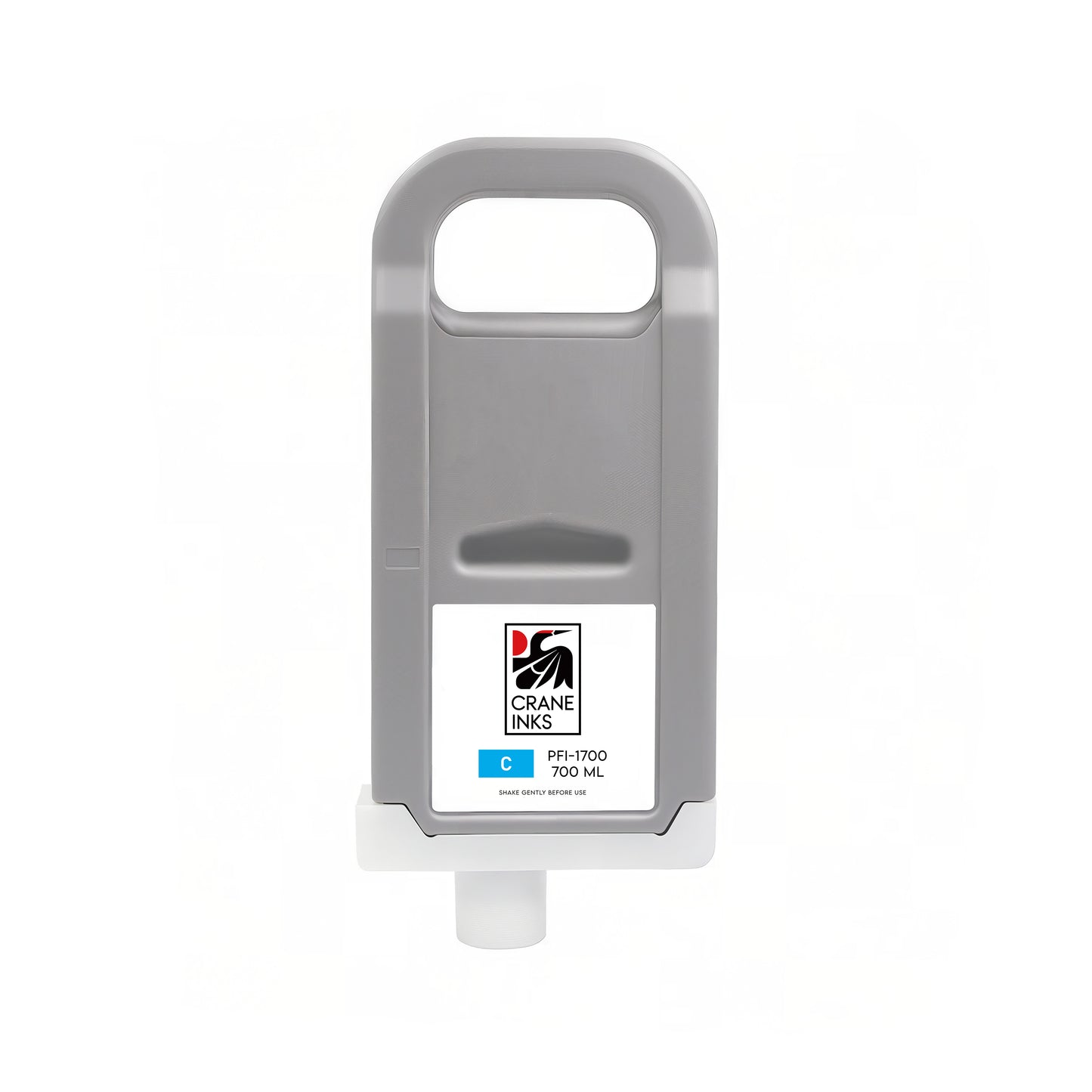 Compatible PFI-1700 Matte Black Ink Cartridge for Canon PRO-2000, PRO-4000, PRO-6000 (700ml) - Cyan - Crane Inks compatible ink