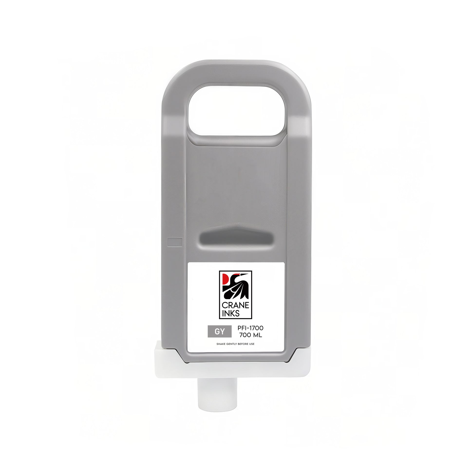 Compatible PFI-1700 Grey Ink Cartridge for Canon PRO-2000, PRO-4000, PRO-6000 (700ml) - Grey - Crane Inks compatible ink