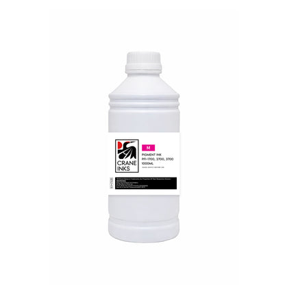 Compatible PFI-1700, PFI-2700, PFI-3700 Bulk Ink Bottle for Canon imagePROGRAF (1000ml, 7 colours) - Matte Black - Crane Inks compatible ink
