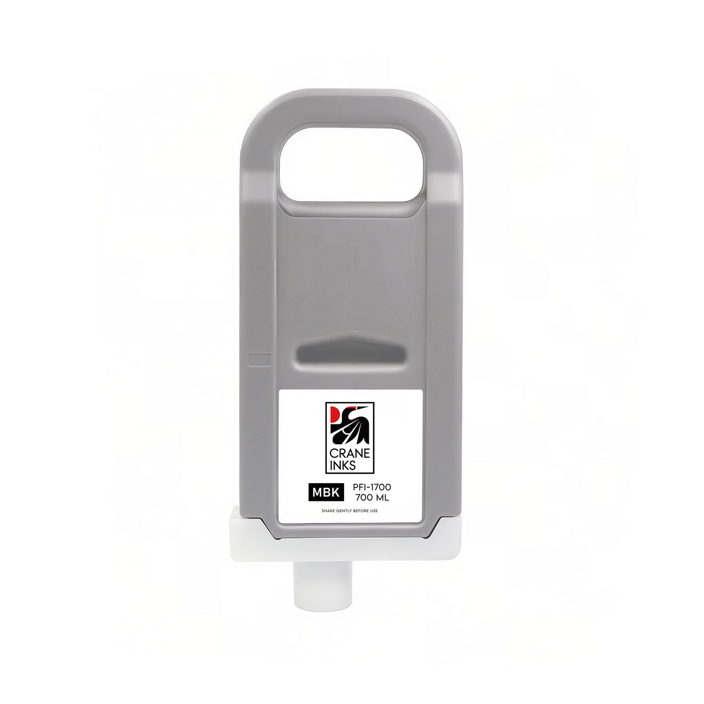 Compatible PFI-1700 Cyan Ink Cartridge for Canon PRO-2000, PRO-4000, PRO-6000 (700ml) - Grey - Crane Inks compatible ink