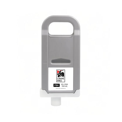 Compatible PFI-1700 Yellow Ink Cartridge for Canon PRO-2000, PRO-4000, PRO-6000 (700ml) - Photo Black - Crane Inks compatible ink