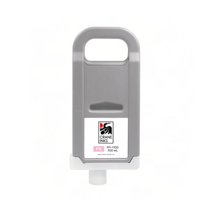 Compatible PFI-1700 Yellow Ink Cartridge for Canon PRO-2000, PRO-4000, PRO-6000 (700ml) - Photo Magenta - Crane Inks compatible ink