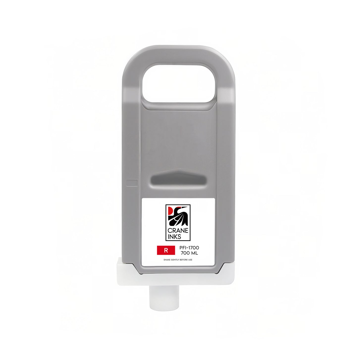 Compatible PFI-1700 Ink Cartridge for Canon imagePROGRAF PRO Series (700ml, 12 colours) - Red - Crane Inks compatible ink